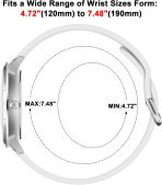Professionals Students Women Men Waterproof Watch 24 Hour Time - Image 2