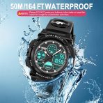 Kids Digital Watches, LED Waterproof Sports Watches - Image 4