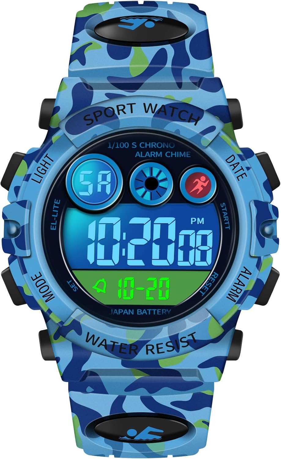 71ApCaDZ9TL._AC_SL1500_.jpg Watch Digital Outdoor Sport Waterproof Boys Watches - Image 1