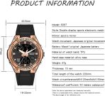 Womens Digital Watch Sport Waterproof Watch Watches LED Backlight - Image 6