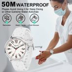 Professionals Students Women Men Waterproof Watch 24 Hour Time - Image 5