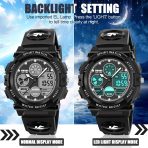 Kids Digital Watches, LED Waterproof Sports Watches - Image 5